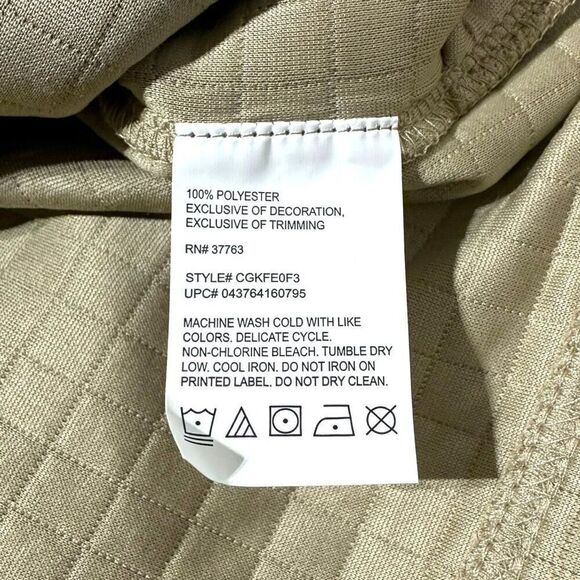 Callaway Men's Quarter Zip Pullover Tan Size XXL - Picture 11 of 12